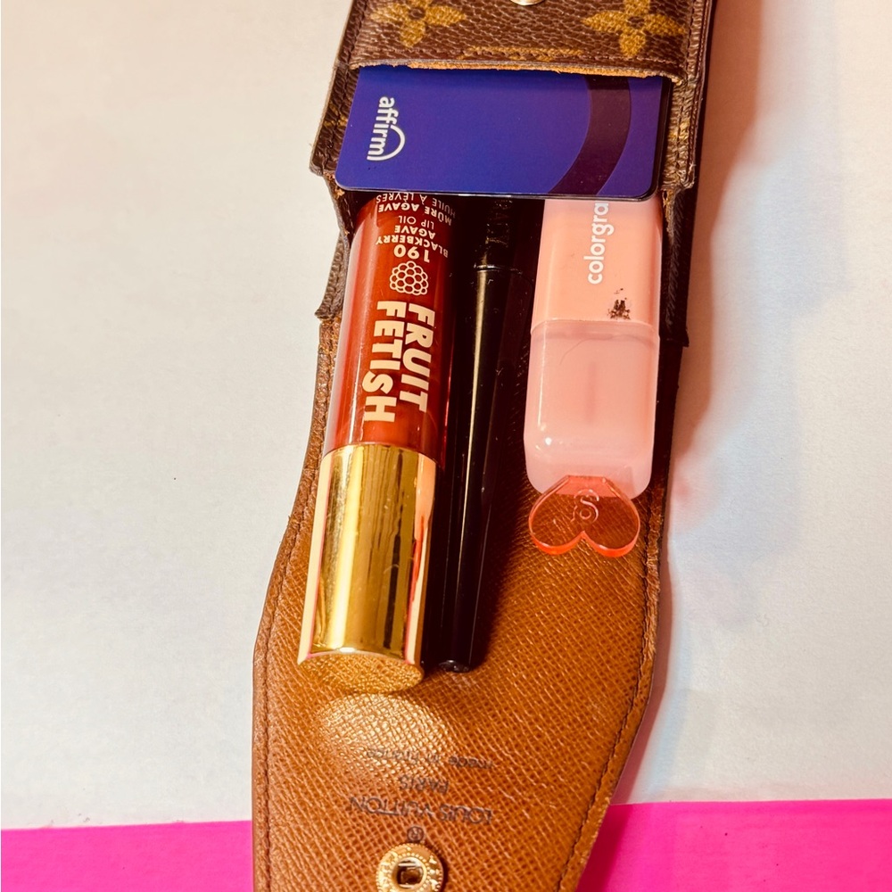 Louis Vuitton mini pocket organizer Card holder lipstick support accessory. - Picture 5 of 7
